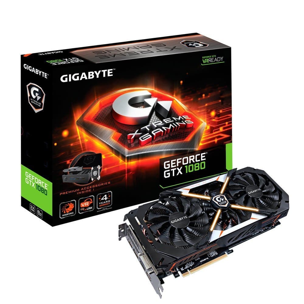 Gigabyte Geforce GTX 1080 Xtreme Gaming Premium Pack 8G Rev